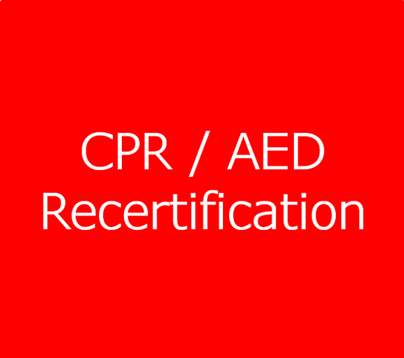 CPR/AED Level A or C Blended - Recertification
