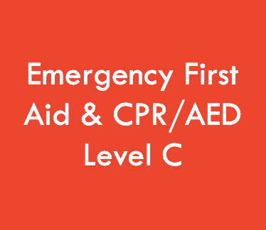 Emergency First Aid Training with CPR/AED Level C