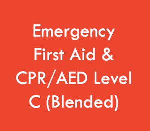 Emergency First Aid with CPR/AED Level C - Blended