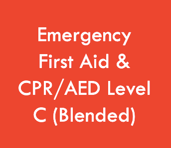 Emergency First Aid with CPR/AED Level C - Blended